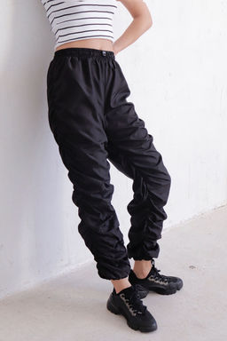 11571 Брюки-джоггеры чёрные - Martichelli фото 5