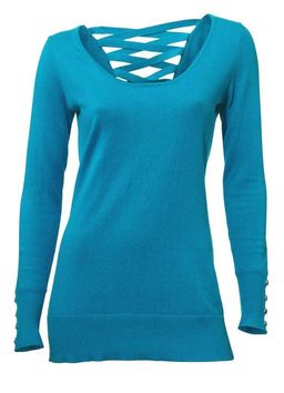 Пуловер, бирюзовый - Ashley brooke фото 2