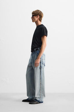 REWORKED CARPENTER JEANS - Zara фото 4