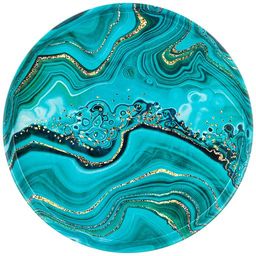 ПОДНОС СЕРВИРОВОЧНЫЙ AGNESS МАЛАХИТ 33*2,1 СМ