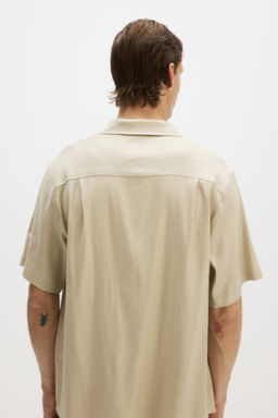 Camisa en mezcla de lino Easy-care Regular Fit - H&m фото 8