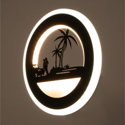 Бра Романтика LED 24 Вт 3000-4000К черный 22?3.8?22 см