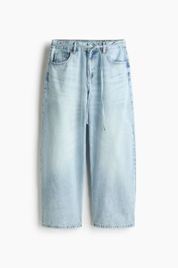 Wide Regular Waist Ankle Jeans