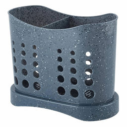 Цена за 2 шт. Сушилка для столовых приборов Plast Team Stone 168х84х133мм темный камень PT907010026