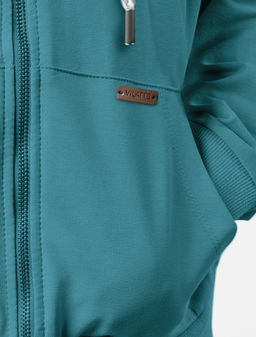 VILATTE / Худи на молнии из премиального футера на молнии для мальчика  фото 2