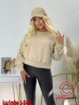 толстовка женская однотонная - Bruno фото 2