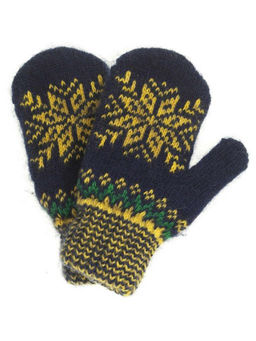 Варежки детские "Снежинка" 3 цвета 0608-33