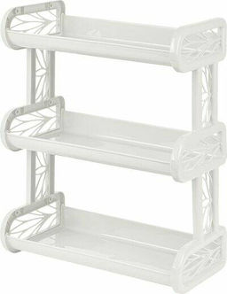 Полка навесная Keeplex Regular трехсекционная 41,6х19х9,5см белое облако KL168312048