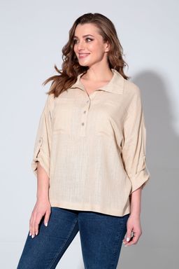 Блуза Liona Style 830 бежевый