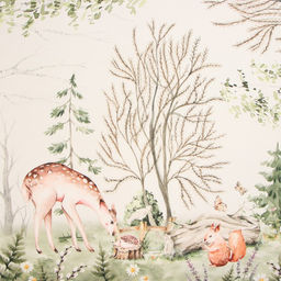 Скатерть Этель Лесная сказка, 148х218 +/-2 см с ГМВО, саржа, хлопок, 190г/м2  фото 12