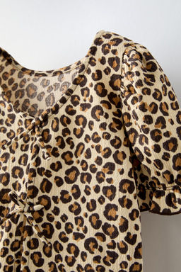 ANIMAL PRINT CREPE CO-ORD - Zara фото 7