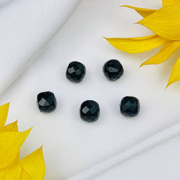 Бусины для украшений из черного Турмалина "Шерл" (5 шт)