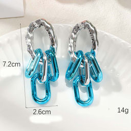 Серьги длинные на гвоздиках арт. 13 1488 (id 266986) - Rada фото 4