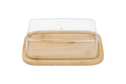 Масленка из бамбука Bambu с крышкой из пластмассы арт.981059 /MALLONY/  фото 3