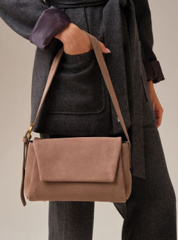Замшевая сумка Nova DBR 31391 капучино фото 3