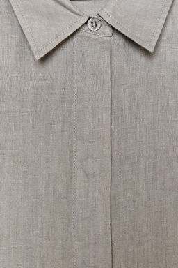 ZW COLLECTION 100% LINEN SHIRT - Zara фото 29