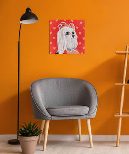 Кристальная (алмазная) мозаика ФРЕЯ ALBP-306 постер Леди 30 х 30 см