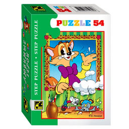 Цена за 20 шт. Пазлы «Мультики», 54 элемента МИКС