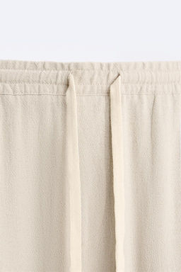 VISCOSE - LINEN TROUSERS - Zara фото 8