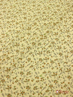 Плательный хлопок Есения цв.светло-горчичный, ш.1.44м, хлопок-100%, 115гр/м.кв - Купава фото 3