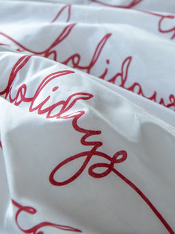 Постельное бельё евро «Этель» Christmas letter, бязь