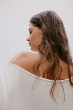 Jersey off-the-shoulder - H&m фото 9