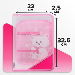 Папка для труда, А4, пластиковая, 23×32.5×2.5 см «Аниме»