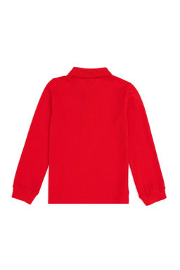 Красный базовый свитшот для мальчика - U.s. polo assn фото 2