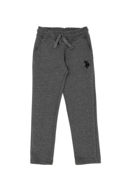 U. S. Polo Assn Меланжовые спортивные штаны для мальчика антрацитового цвета - U.s. polo assn фото 2