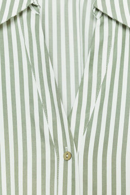 STRIPED SHIRT WITH TURN-UP SLEEVES - Zara фото 8