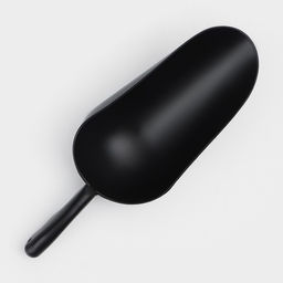 Совок Magistro Alum black, 370 мл, 21.5 см, чёрные