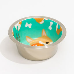 Миска стандартная цветная чаша, 200 мл