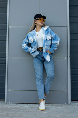 Рубашка женская в клетку РЖК-01