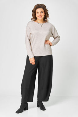 Джемпер Bliss 08378 бежевый с люрексом