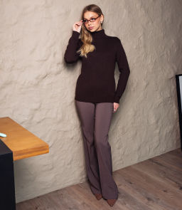 Водолазка #КТ881 (7), шоколадный - Dommod фото 4