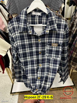 Рубашка женская в клетку