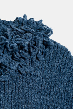 FRINGED KNIT JUMPER VEST - Zara фото 8