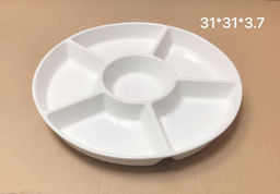 Блюдо менажница 6 секций / L11 /уп 10/