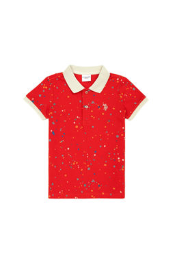 U. S. Polo Assn Красная футболка-поло для мальчика - U.s. polo assn фото 4