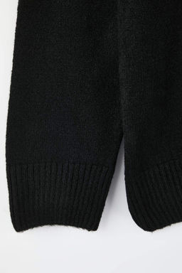 Antrasit*001 Relaxed Dik Yaka Duz Kazak TMNAW26KZ00013 - Trendyolmilla фото 9