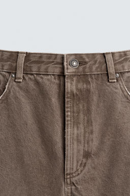 PANTAL?N BARREL FIT / Marr?n - Zara фото 10