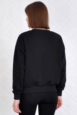 Арт. 1590 Свитшот женский 42-52 (6 шт) Цвет:черный