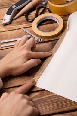 TDK-06 Трансфер для кожи двусторонний 25 м 6 мм в пакете белый