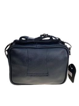 Сумка мужская из натуральной кожи, цвет черный - Greta фото 2