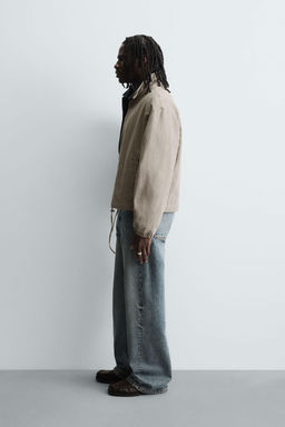 CONTRAST COLLAR PADDED JACKET - Zara фото 3