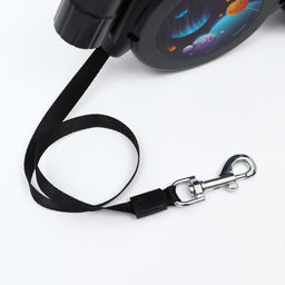 Рулетка с фонарем и отсеком для пакетов 5 м, max = 50 кг, черная - Пушистое счастье фото 4