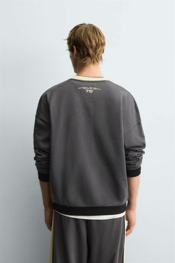 COLOUR BLOCK PRINT SWEATSHIRT - Zara фото 3
