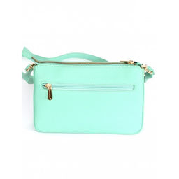 Сумка женская искусственная кожа DJ-СМ 7336-TURQUOISE, 1отд, плечевой ремень, зеленый SALE 263899 - Adelia фото 2