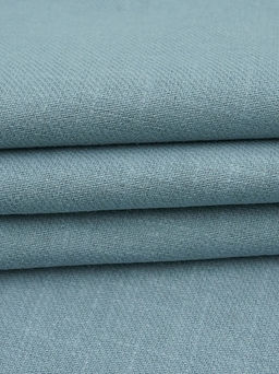Конопля с хлопком-диагональ цв.Св.бирюзово-серый, ш.1.4м, конопля-80%, хлопок-20%, 246гр/м.кв - Купава фото 7