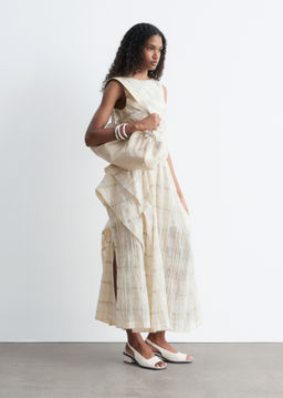 Falda midi fruncida - H&m фото 3